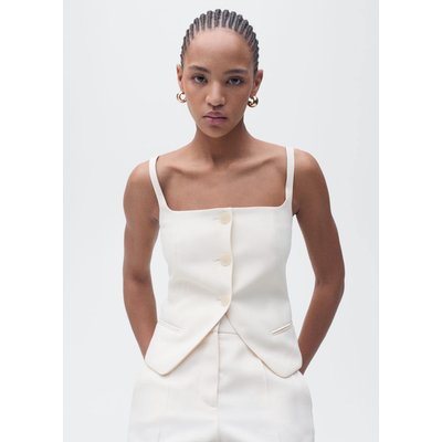 Gilet costume dos nu MANGO