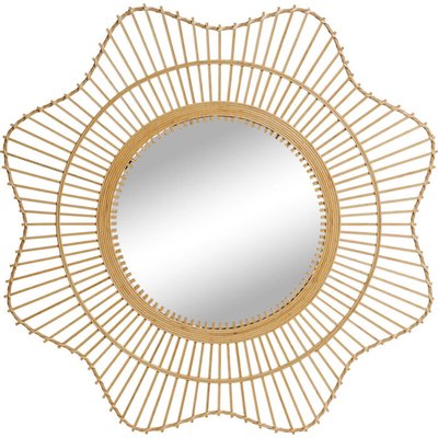 Miroir décoratif bambou naturel style scandinave élégant RECOLLECTION