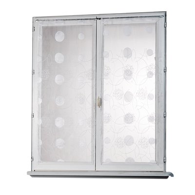 Petit voilage droit en organza brodé de motifs lunaires HOME MAISON