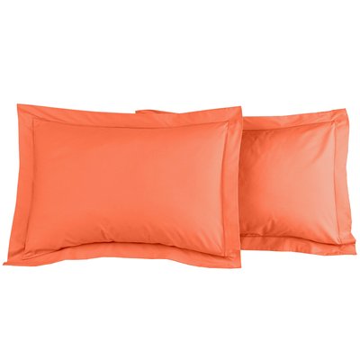 Lot de 2 taies d'oreiller en percale de coton SOFT PERCALE SENSEI MAISON