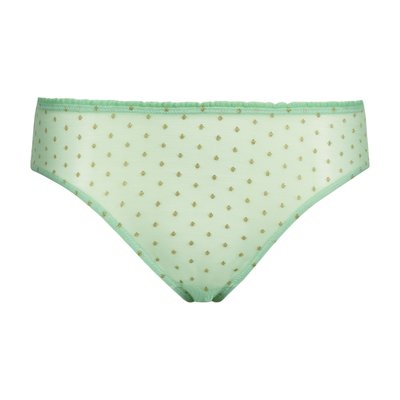 Culotte à pois en fil fil textile Shiny Mesh DIM