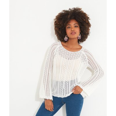 Camisola texturizada de gola redonda, Tallulah JOE BROWNS