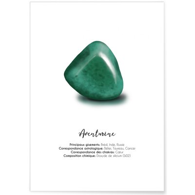 Affiche Aventurine L'AFFICHERIE