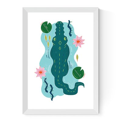 Croc by Nina Goodyer Print EAST END PRINTS