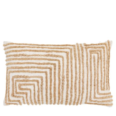 Line Print Filled Cushion SO'HOME