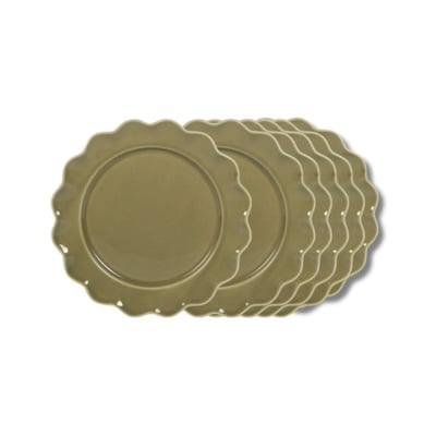 Assiette à dessert  Agra 21 cm (lot de 6) TABLE PASSION