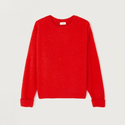 Camisola de gola alta com decote em barco, VITOW AMERICAN VINTAGE