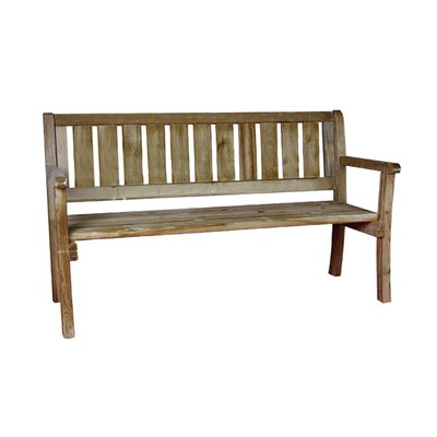 Banc de jardin 3 places en bois Panama CEMONJARDIN