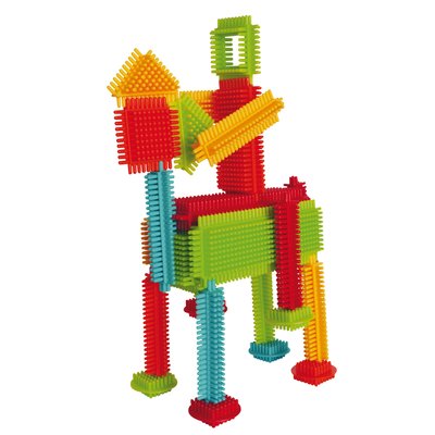 Blocs De Construction Seek'o Blokcs : Baril De 75 Pièces BRISTLE BLOCKS