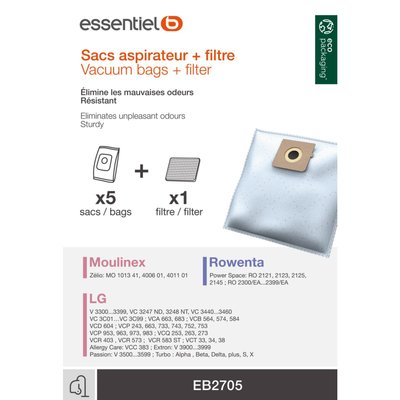 Sac aspirateur EB2705 ESSENTIEL B