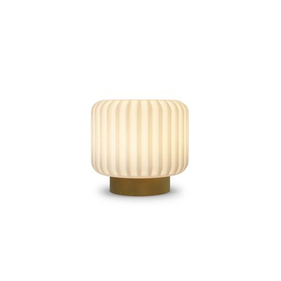 Lampe Dentelles tactile 15cm - Argile L ATELIER PIERRE
