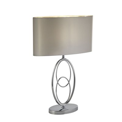 Lampe LOOPY 1x40W E27 Chromé Argent BOUTICA-DESIGN