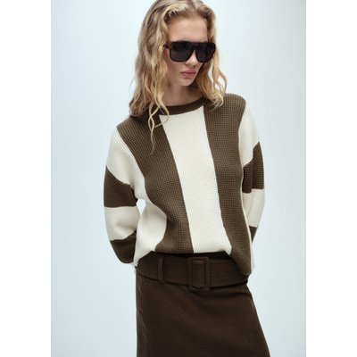 Pull-over en maille à rayures MANGO