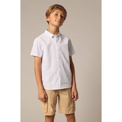 Chemise à manches courtes 100% coton avec motifs PAGOS DEELUXE