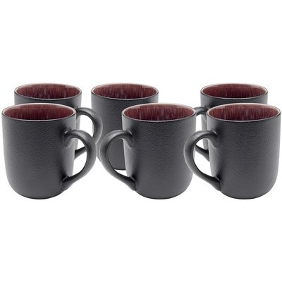 Lot de 6 tasses en grès, ALISSA KARE DESIGN