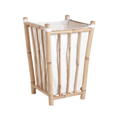 Panier à linge en bambou et coton AUBRY GASPARD