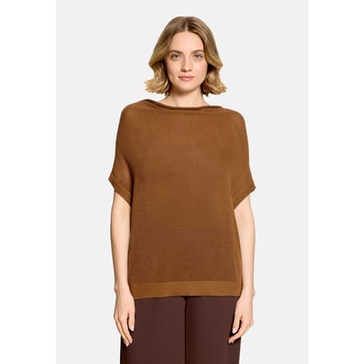 Pull-over en maille ajourée à encolure bénitier BETTY BARCLAY