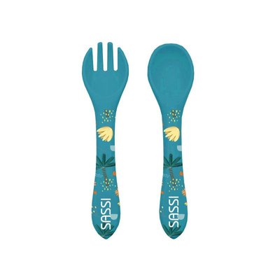 Couverts en silicone Chewy l'éléphant SASSI JUNIOR