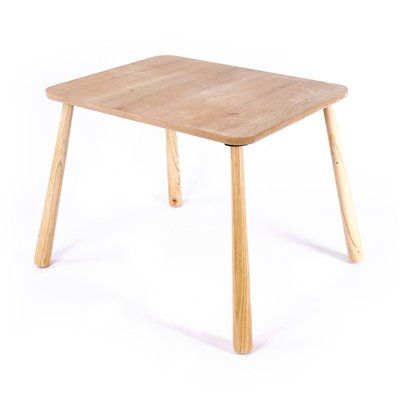 Table pour enfant avec pieds en bois massif L60 cm - MAEL CALICOSY