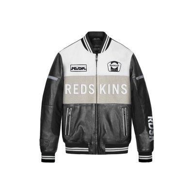Blouson en cuir  NOGARO RACING REDSKINS