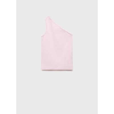 Top côtelé asymétrique MANGO KIDS