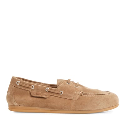 Chaussures bateau en cuir suédé TAMARIS
