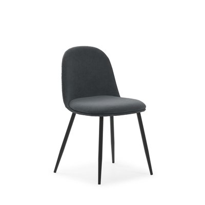Lot de 4 chaises en tissu et métal - Elbe DRAWER