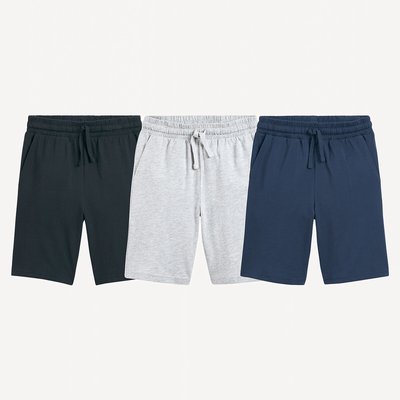 Lot de 3 shorts pyjama jersey LA REDOUTE COLLECTIONS
