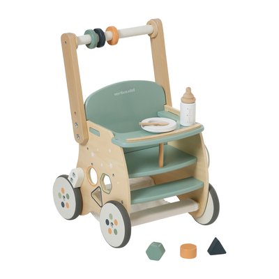 Chariot de marche poussette en bois VERTBAUDET