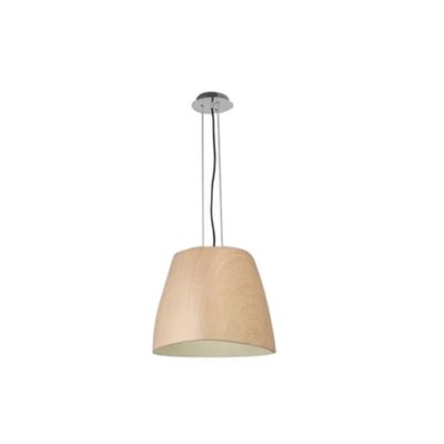 Grand Lustre Contemporain Eggo Bois MILLUMINE