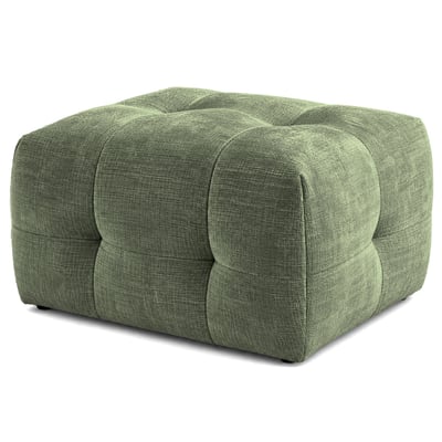 Pouf en velours texturé, DIANE BEST MOBILIER