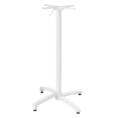 Pied haut inclinable pour plateau HPL en aluminium, KLIPO OVIALA