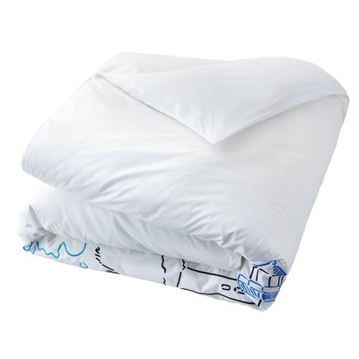 Housse de couette  en Percale de coton brodée - PHARE TRADITION DES VOSGES