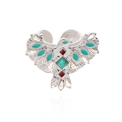 Bague ajustable avec cabochon central avec strass MANGROV HIPANEMA