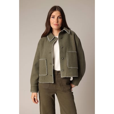 Veste courte au style bohème METZA DEELUXE