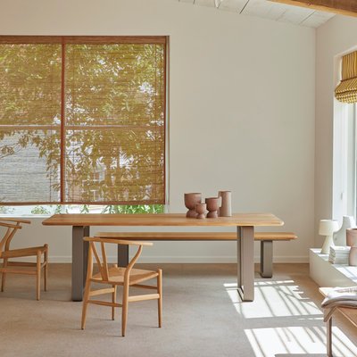 Table en teck massif et aluminium 6-8 pers. HARPER TIKAMOON