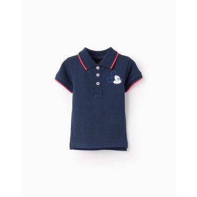 Polo en Piqué de Coton 'Mickey' ZIPPY
