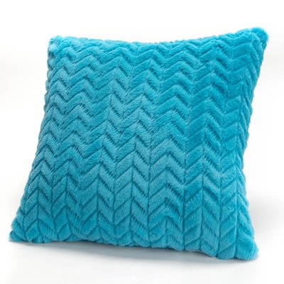 Coussin   turquoise chevron 40x40 cm AMADEUS