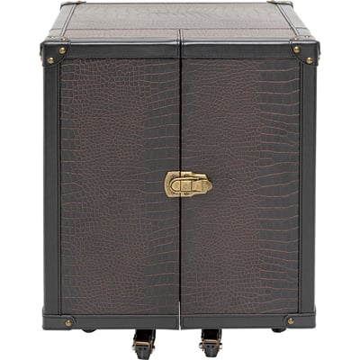 Bar-coffre en simili croco, GLOBETROTTER KARE DESIGN
