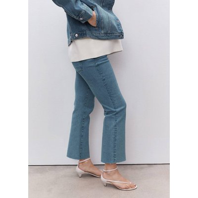 Jean de grossesse flare crop MANGO