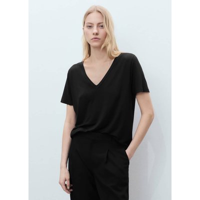 T-shirt col en V MANGO