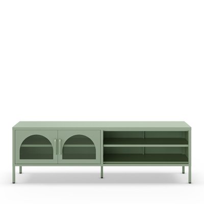 Meuble TV 2 portes en métal L160cm- ZIO DRAWER