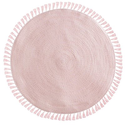 Tapis à Franges  Avec Fil textile Doré Intégré 90 ATMOSPHERA