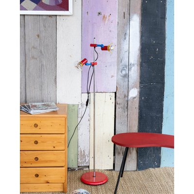 Lampadaire coloré Julien N°25 - Bon état DEBONGOUT