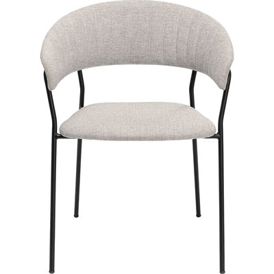 Chaise avec accoudoirs Belle rose KARE DESIGN