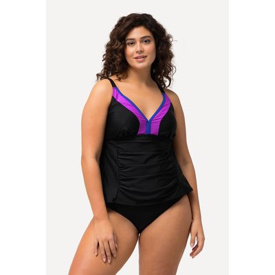 Tankini satiné avec bonnets souples. ULLA POPKEN