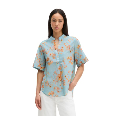 Blouse relaxed en voile de coton imprimé MARC O'POLO