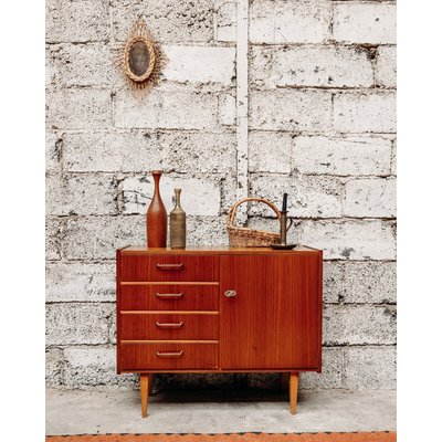 Buffet en bois foncé Gustave N°339 - Bon état DEBONGOUT