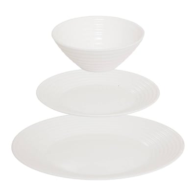 Lot de 12 assiettes dessert D19cm HELOISE ATMOSPHERA