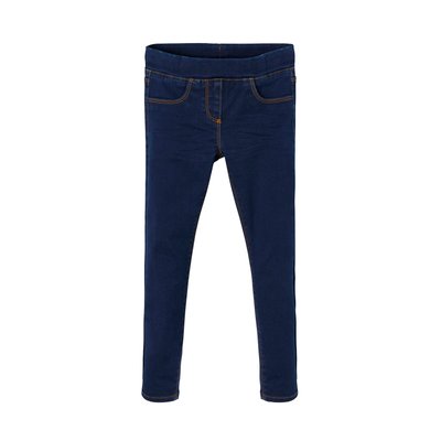 Tregging Basics en denim "waterless" VERTBAUDET